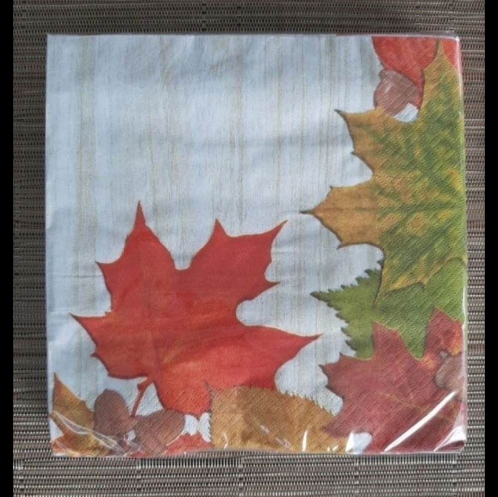 Autumn Leaves Kitchen Napkins